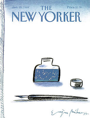 Ink Bottle with Constellation Design Wall Art