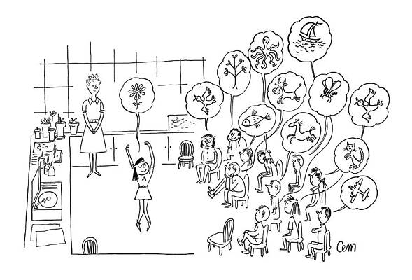 Classroom Creativity Session Drawing