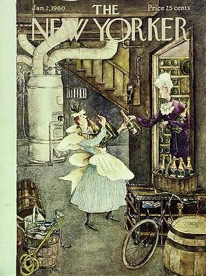 New Yorker 1960 Cellar Scene Wall Art