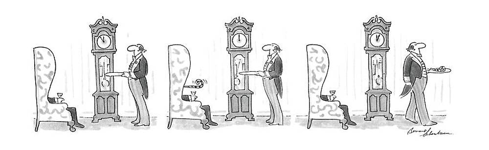 Celebration Drawing - New Yorker January 5th, 1987 by Bernard Schoenbaum