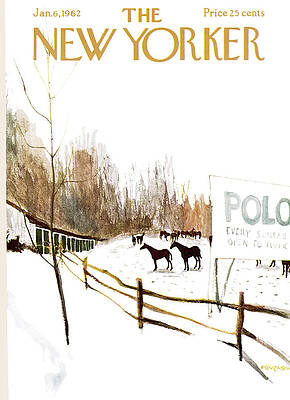 Winter Polo Match Wall Art