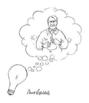 Invention Drawing - New Yorker January 7th, 1991 by Mort Gerberg