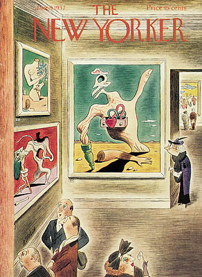 Museum Painting - New Yorker January 9, 1937 by Richard Taylor