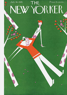 Stylized New Yorker Cover 1926 Painting