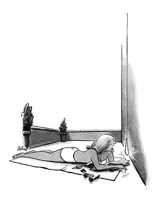 Sexy Drawing - New Yorker July 12th, 1952 by Eldon Dedini