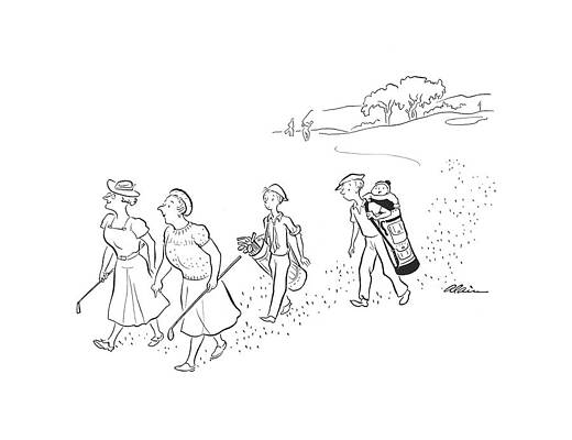 Athlete Wall Art featuring the drawing New Yorker July 13th, 1940 by Alain