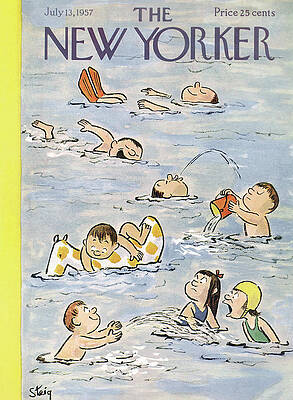 Children Playing in a Pool Wall Art