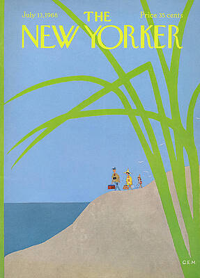 Beach Day with Tall Grass Wall Art