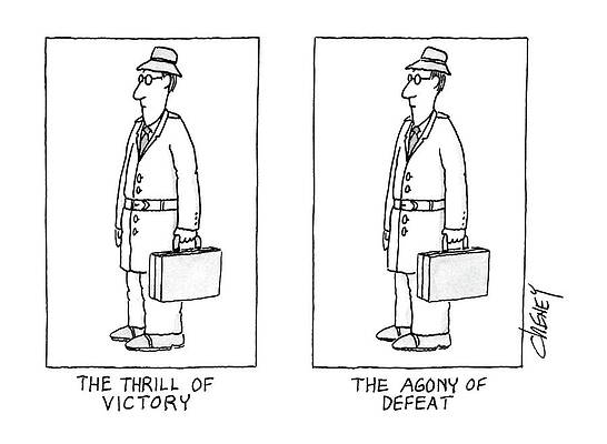 No Drawing - New Yorker July 14th, 1986 by Tom Cheney