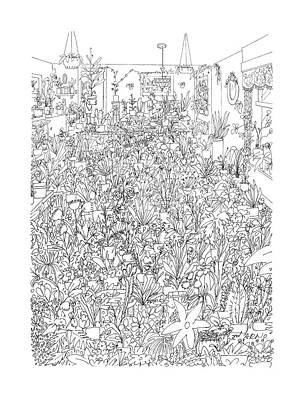 Gardening Drawing - New Yorker July 18th, 1988 by Ed Arno