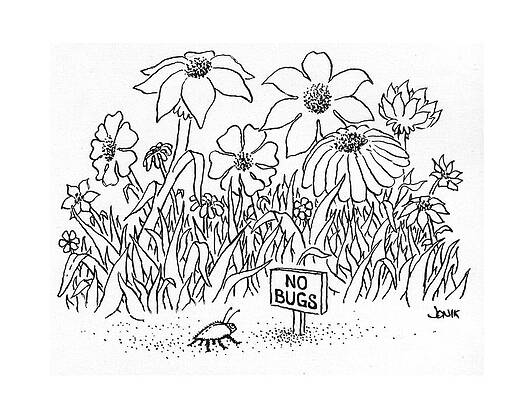 Gardening Drawing - New Yorker July 19th, 1976 by John Jonik