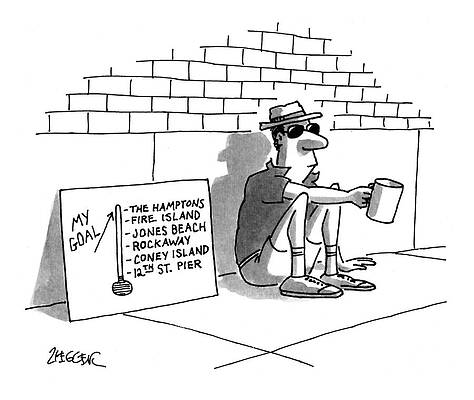 Street Musician with Ambitious Travel Goals Drawing