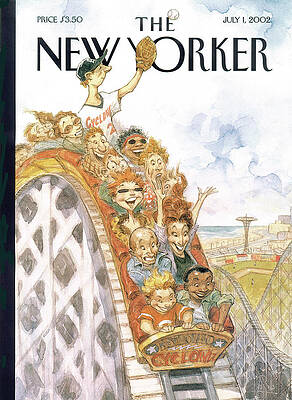 Joyful Roller Coaster Ride Painting