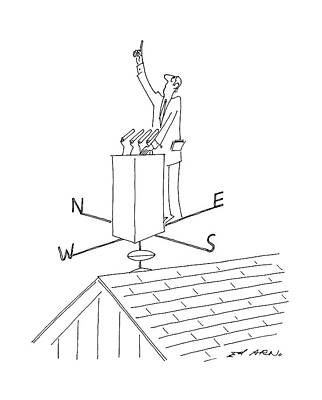 Wind Drawing - New Yorker July 20th, 1992 by Ed Arno