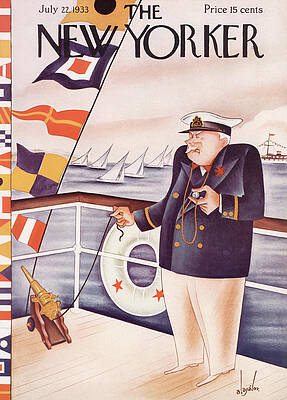 Sailor on a Ship Deck Painting