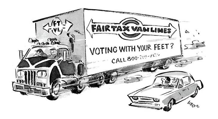 Passenger Wall Art featuring the drawing New Yorker July 22nd, 1985 by Lee Lorenz