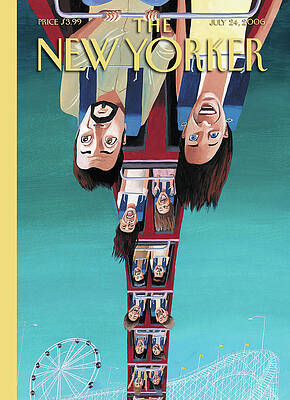 Mark Ulriksen Wall Art featuring the painting Summersault by Mark Ulriksen