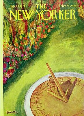 New Yorker Sundial Cover Painting