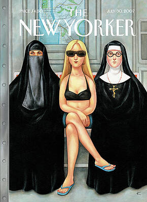 Three Women on a Train Wall Art