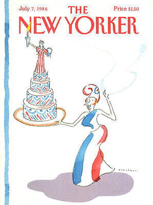 Patriotic Celebration with Cake Painting