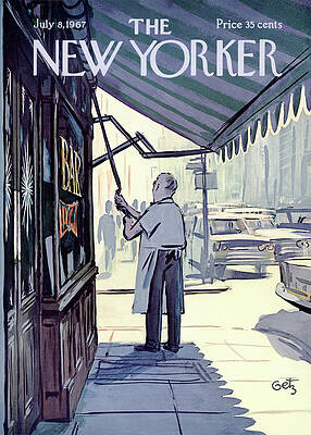 Downtown Afternoon Scene Painting