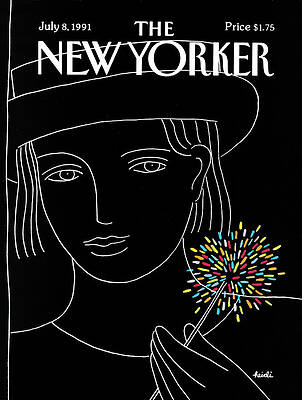 Whimsical Portrait with Sparkler Painting