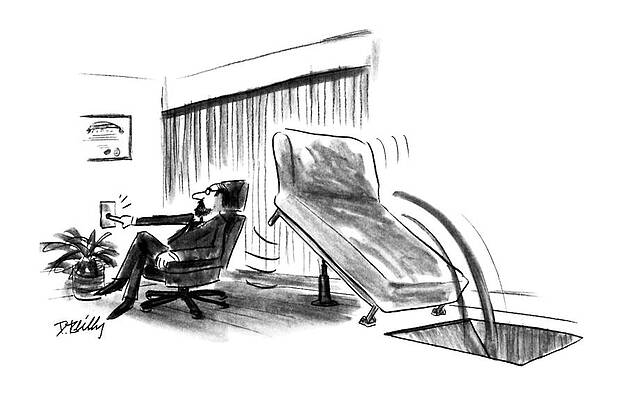 Therapist with a Hidden Trapdoor Drawing