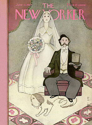 Vintage Wedding Magazine Cover Wall Art