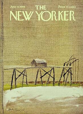 Daytime Painting - New Yorker June 11th 1966 by Andre Francois