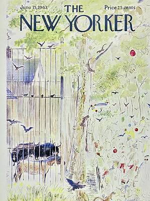 Vintage New Yorker Cover June 1963 Wall Art