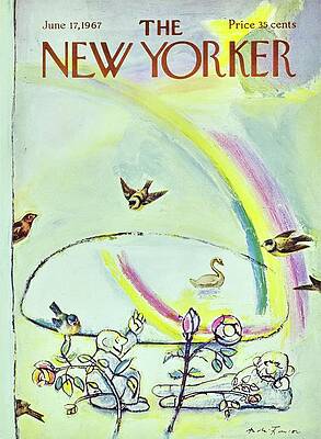 Flying Painting - New Yorker June 17th 1967 by Andre Francois