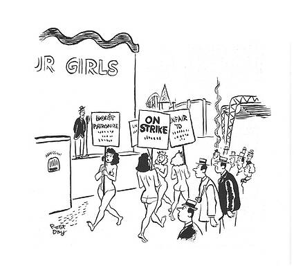 Nude Drawing - New Yorker June 1st, 1940 by Robert J Day