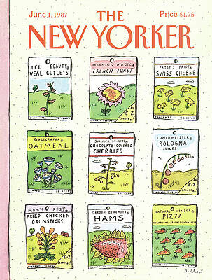 New Yorker Mock Seed Packets Wall Art