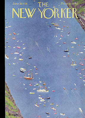 Boats on a Busy River Wall Art