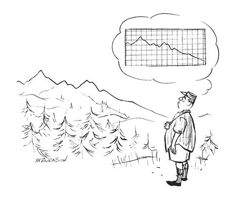 Professional Drawing - New Yorker June 21st, 1958 by James Stevenson