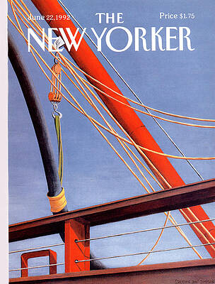 Colorful Ship Rigging Scene Painting