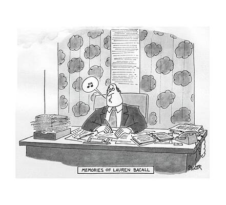 Sexy Drawing - New Yorker June 27th, 1977 by Jack Ziegler