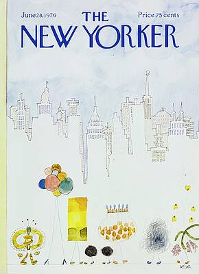 Whimsical New York City Skyline Wall Art