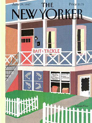 Charming Bait and Tackle Shop Wall Art