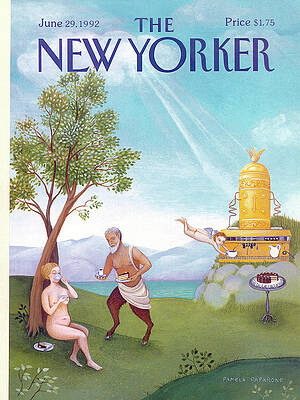 Sex Painting - New Yorker June 29th, 1992 by Pamela Paparone