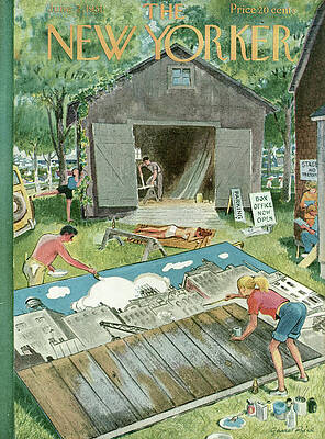 Theatrical Set Construction in Barnyard Wall Art