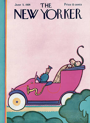 Ride Painting - New Yorker June 5th, 1926 by Rea Irvin