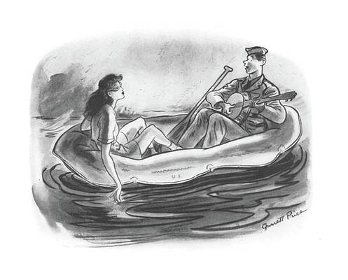 Lover Drawing - New Yorker June 6th, 1942 by Garrett Price