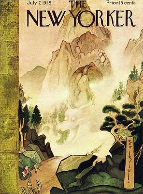 War Painting - New Yorker July 7 1945 by Rea Irvin