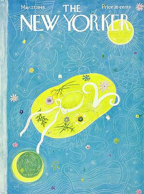 Whimsical Spring-Themed Cover Painting