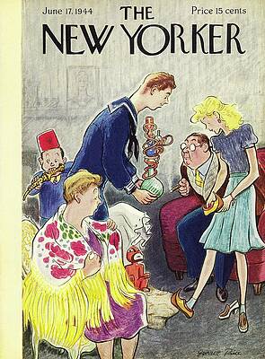 War Painting - New Yorker June 17, 1944 by Garrett Price