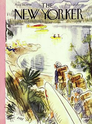 Camping Adventure by the Lake Wall Art