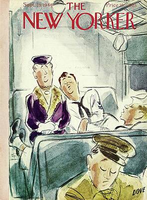 Vintage Train Journey Painting