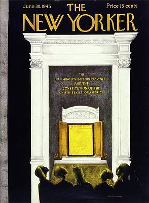 The New Yorker June 1945 Cover Wall Art