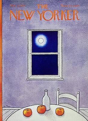 New Yorker Magazine Cover, March 1972 Painting